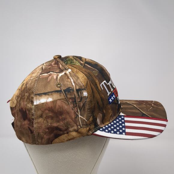 Trump 2020 Strapback Baseball Cap Multicolor One Size Adjustable Camouflage - Picture 5 of 9